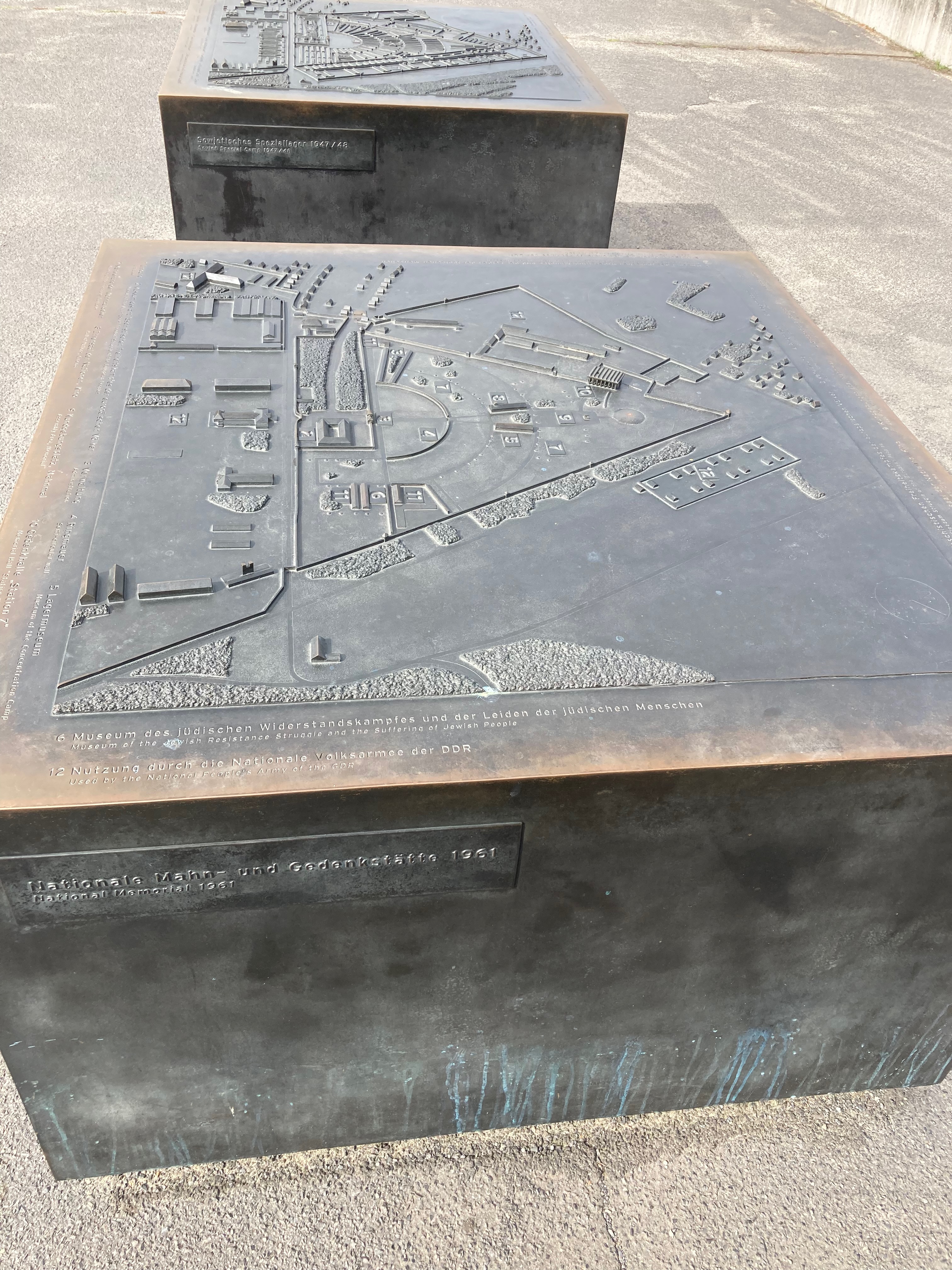 Relief map of camp