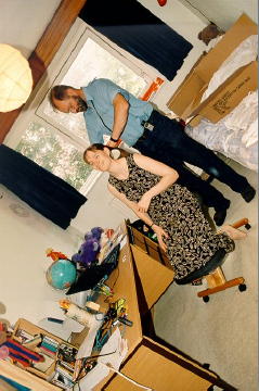 my hair stylist - dad!